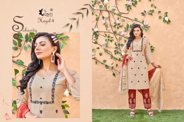 Kinti Hazel 4 Regular Rayon Exclusive Designer Readymade Collection